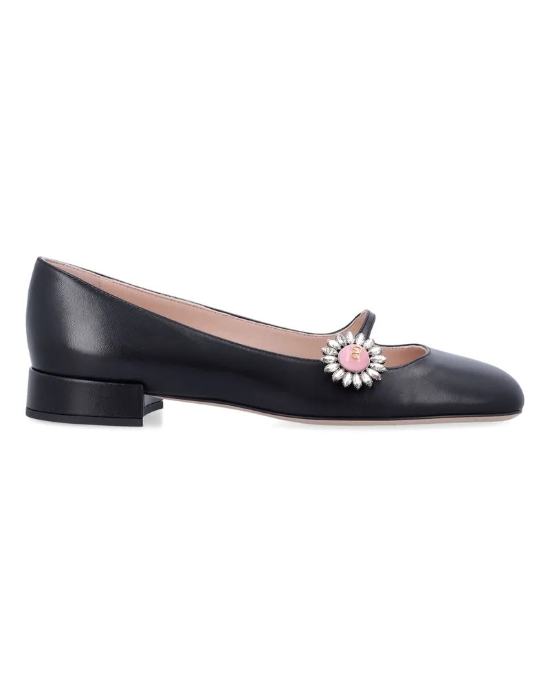 Valentino Garavani flache Schuhe schwarz Black