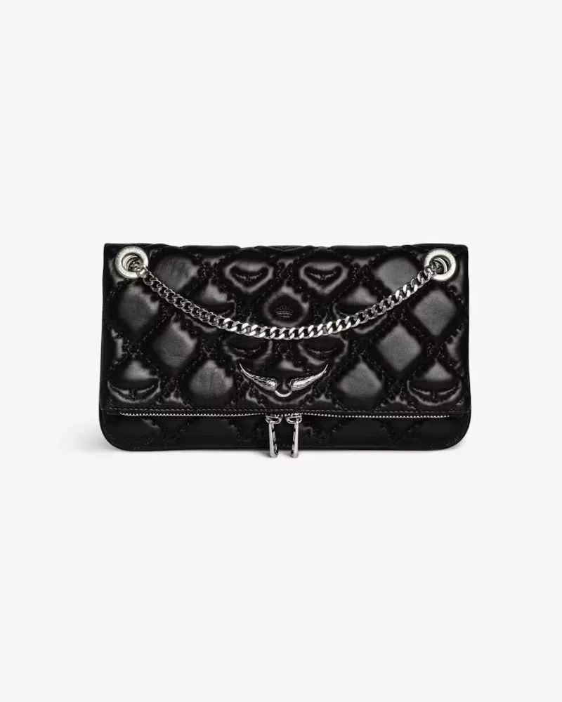 Zadig & Voltaire Rock II gestepptes Monogramm Black