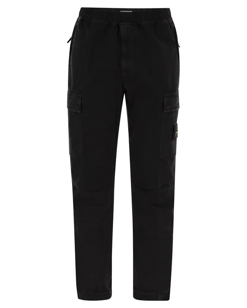 Stone Island Baumwollladhose Black