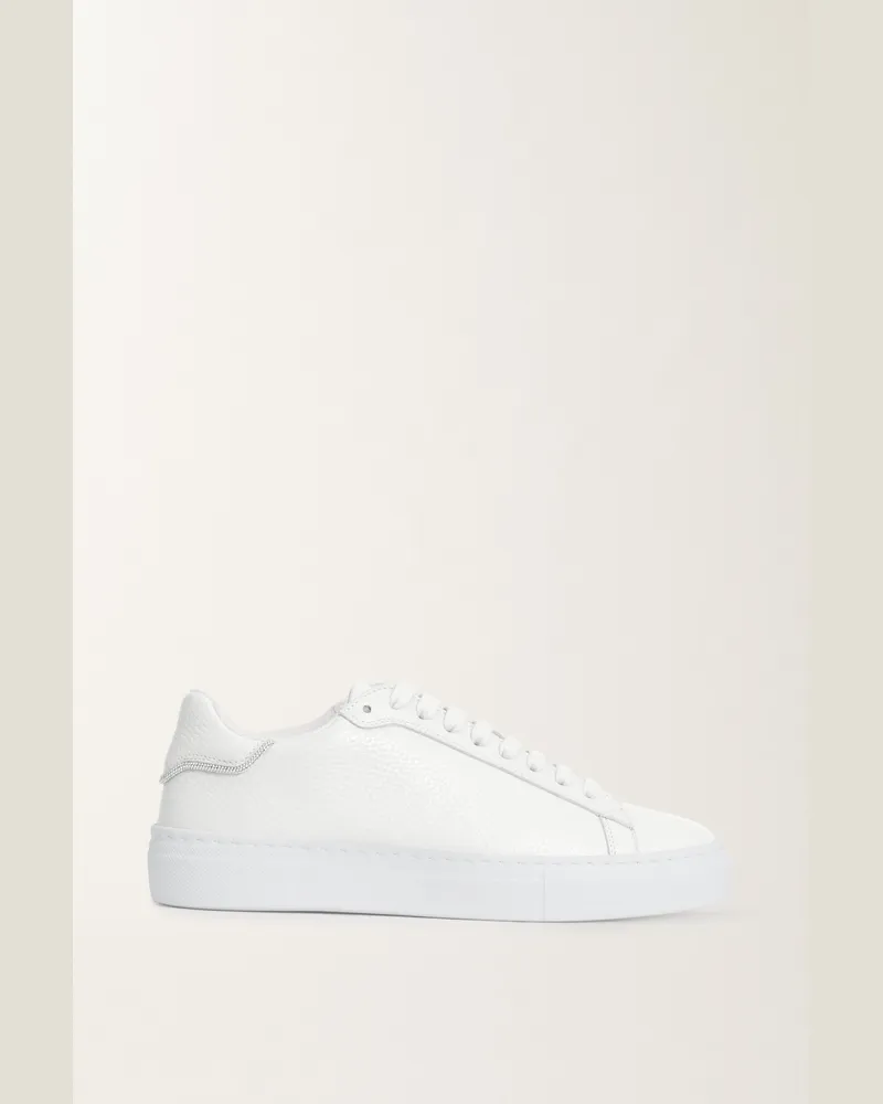Fabiana Filippi Leder -Turnschuhe White