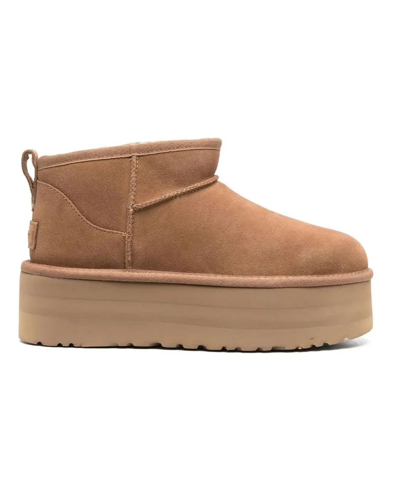UGG Flat Shoes Chestnut
