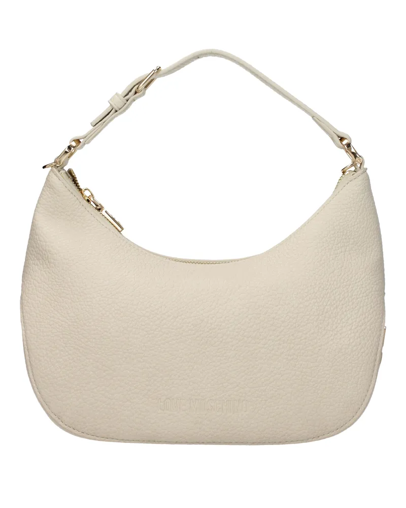 Moschino Damens Umhängetaschen Polyurethan Beige/Elfenbein -