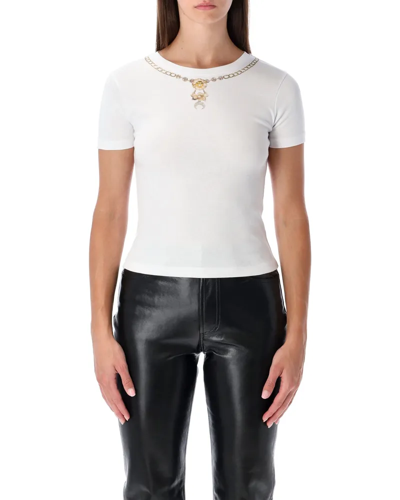 Marine Serre T -Shirts und Polos Weiß White