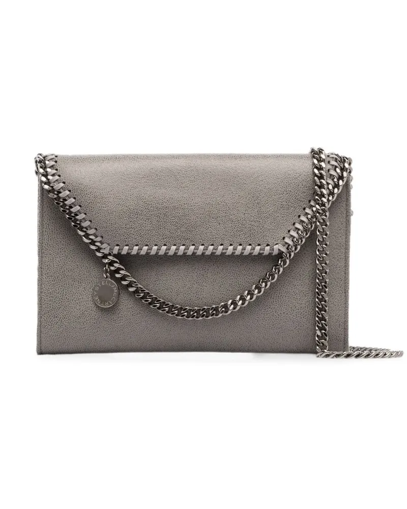 Stella McCartney Falabella Brieftasche an der Kette Grey