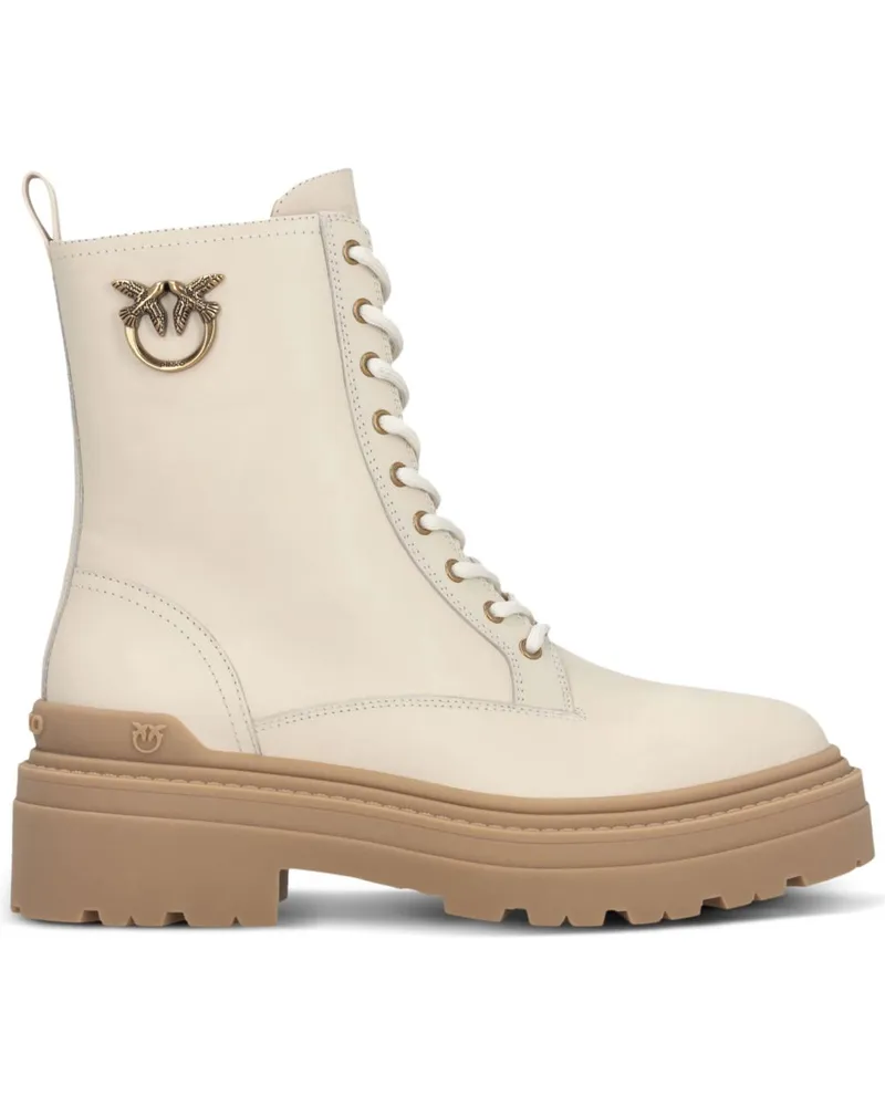 Pinko Stiefel Weiß White