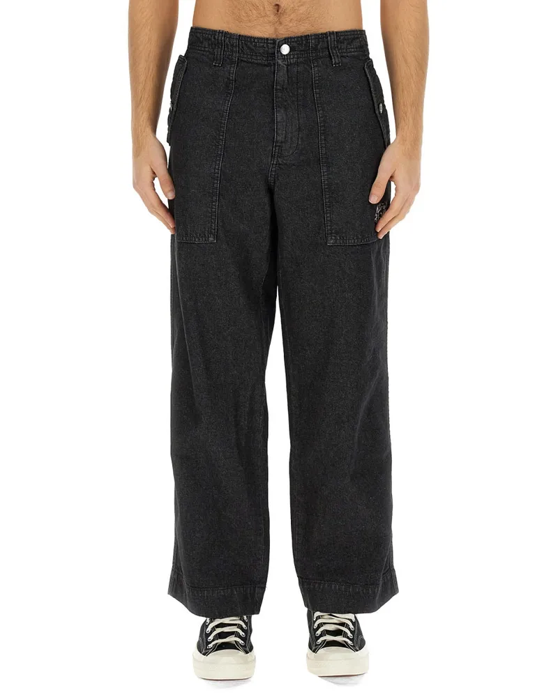 Kitsuné Jeans Workwear Black