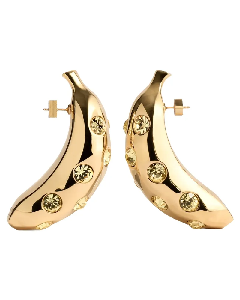 Jacquemus Les Boucles Bananes' Ohrringe Gold