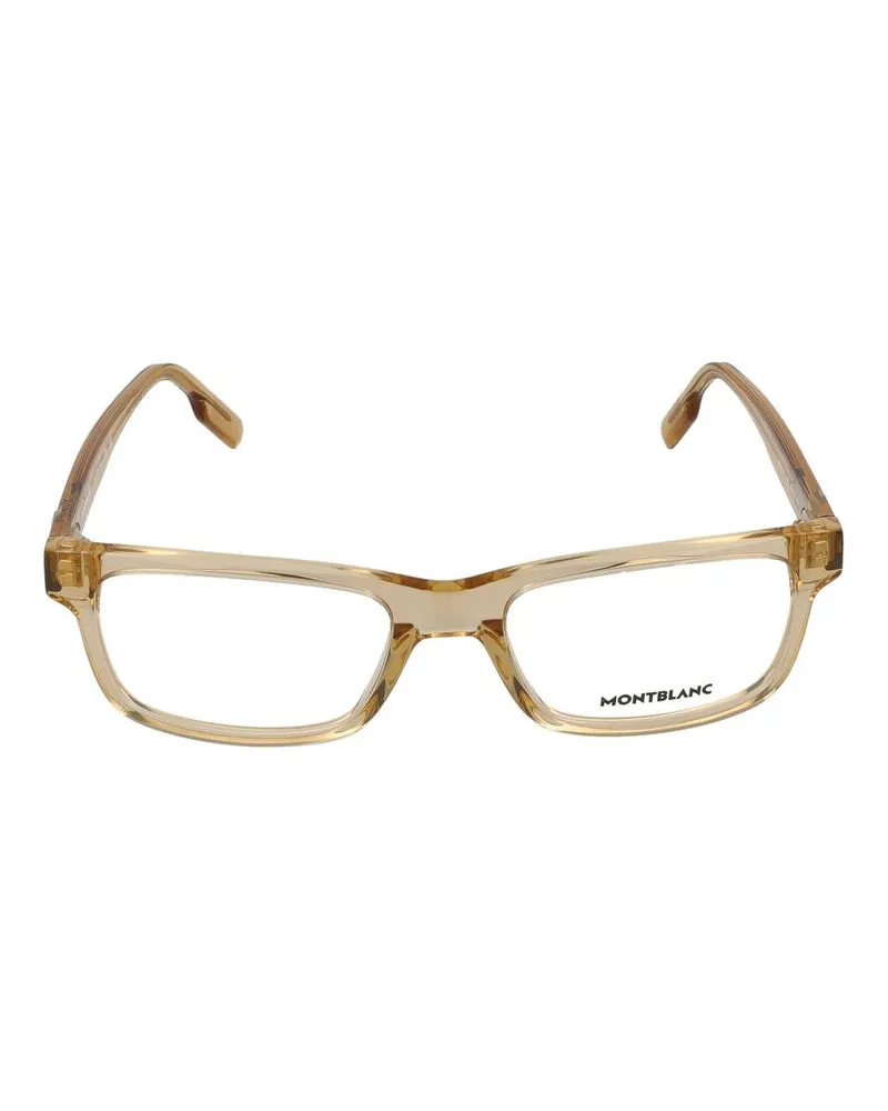 Montblanc Sonnenbrille  Mb0179 O 003 Orange Orange Transparent /19/145 003