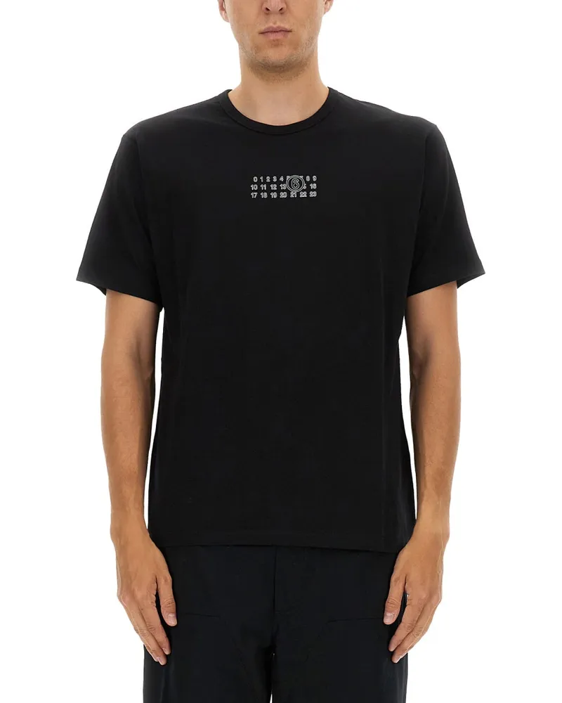Maison Margiela T -Shirt mit Logo Black