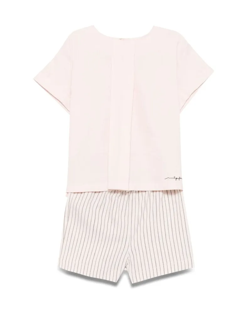 Il Gufo zweiteiliger Frappe -Anzug Multicolour