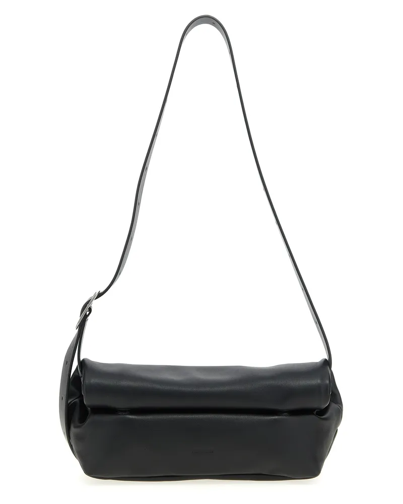 Jil Sander Rollup' kleine Handtasche Black