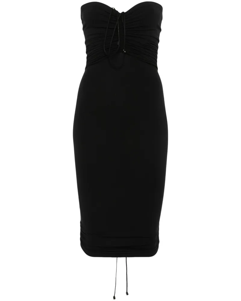 Wolford Fatal Draping Mini Kleid Black