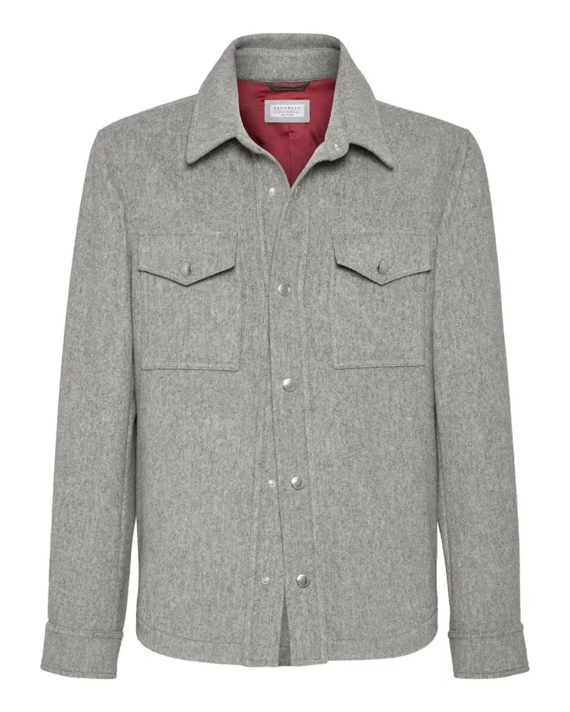 Brunello Cucinelli Kaschmirjacke Grey