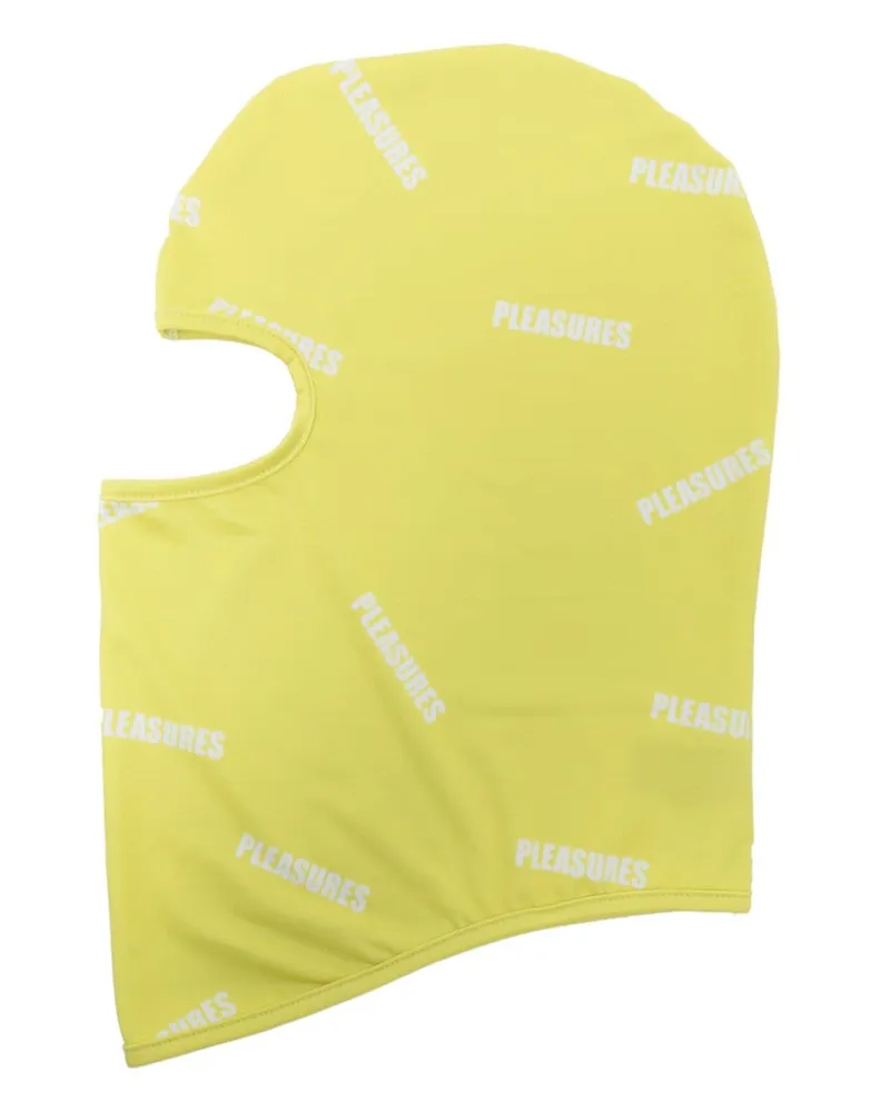 PLEASURES Freuden gedruckte Balaclava Yellow