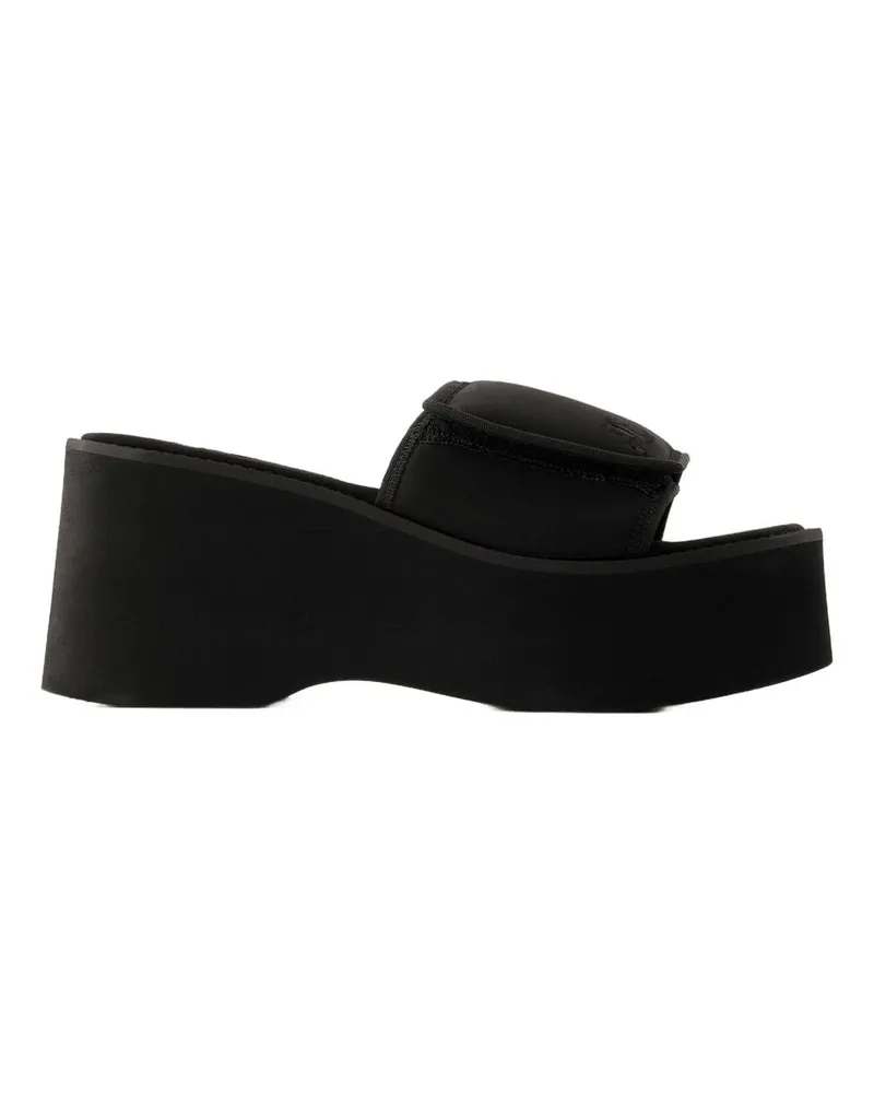 Courrèges Tauchwellensandalen Courreves Polyester schwarz Black