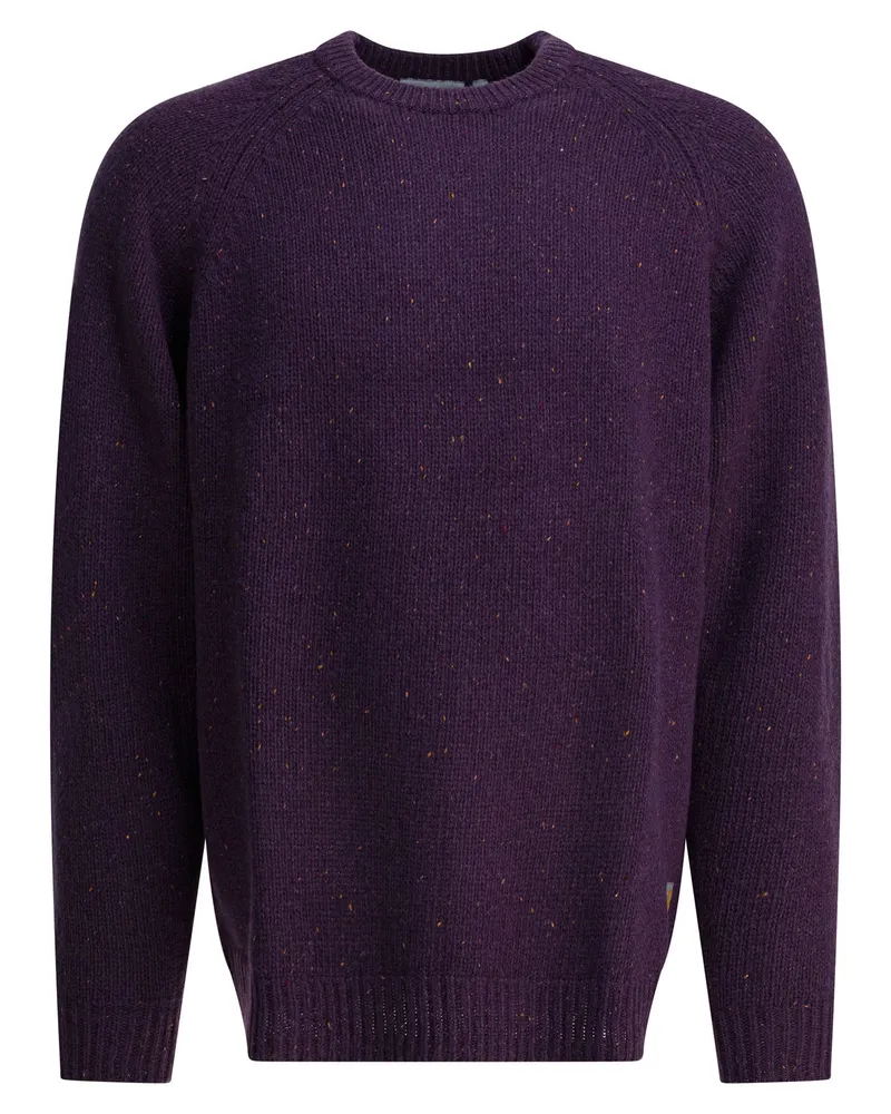 Carhartt WIP Wollpullover „Anglistic Purple