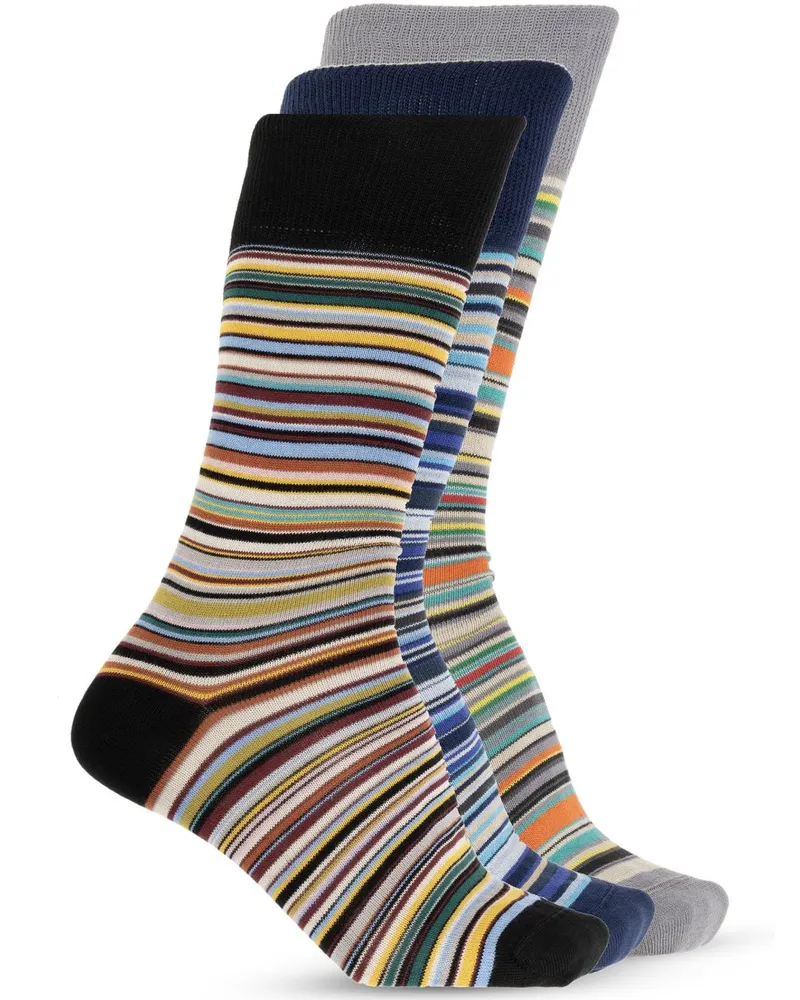 Paul Smith Signature Stripe Socken 6 Pack Multicolour