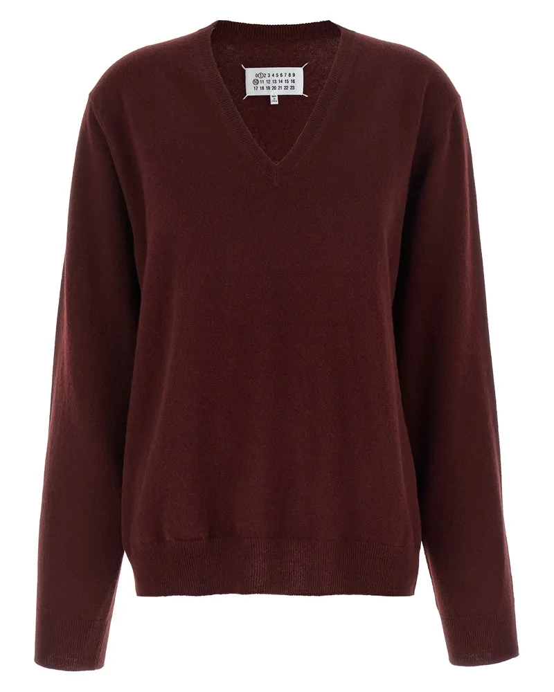Maison Margiela Four Stitches' Pullover Bordeaux
