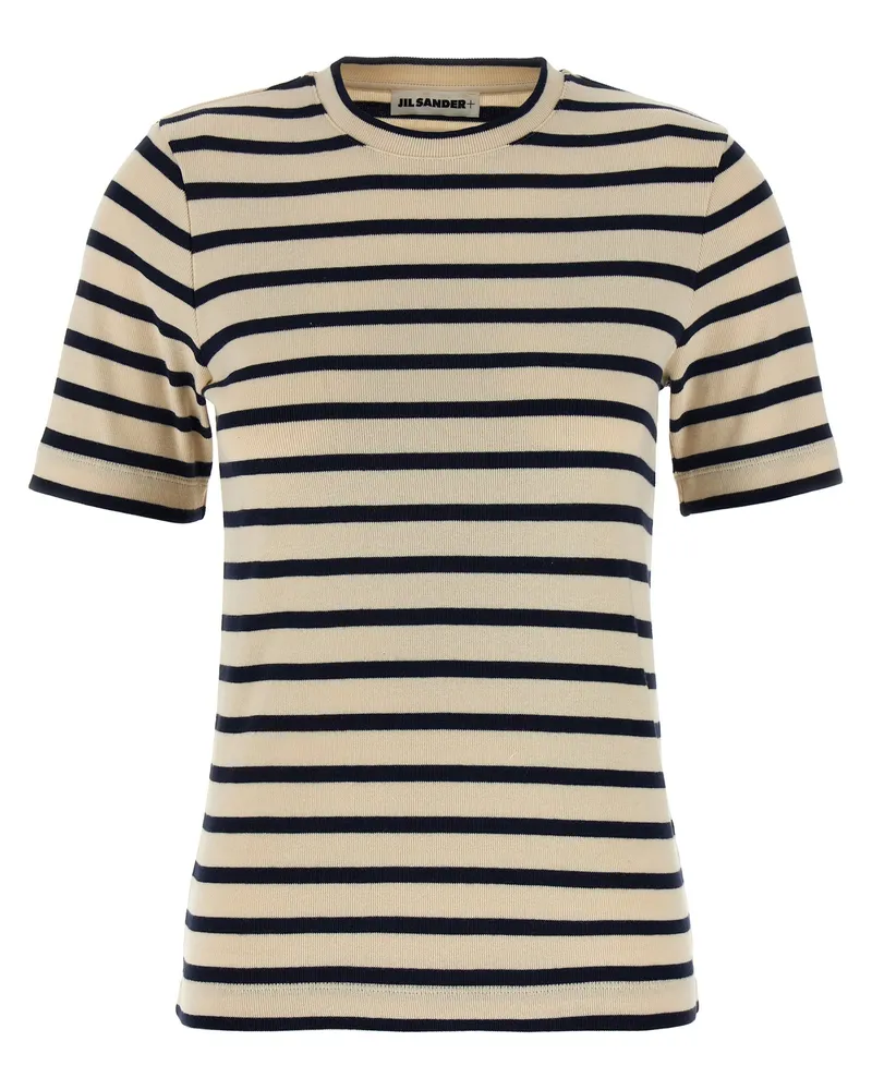 Jil Sander gestreiftes T -Shirt Multicolor