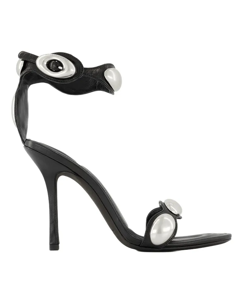 Alexander Wang Kuppel 105 Sandalen  Leder schwarz Black