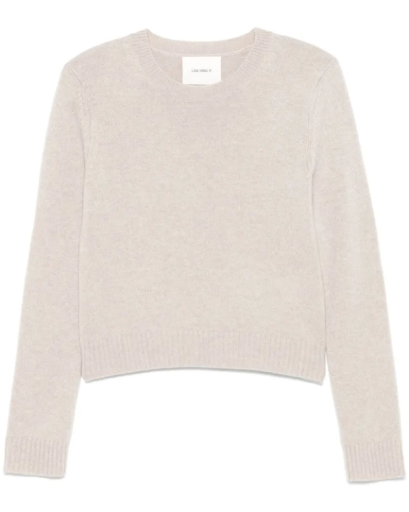 Lisa Yang Mable Cashmere Crewneck -Pullover Beige
