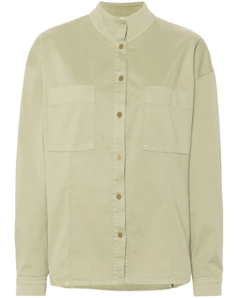 forte_forte Starkes Hemd aus Pfälter Baumwoll -Twill -Kragen 