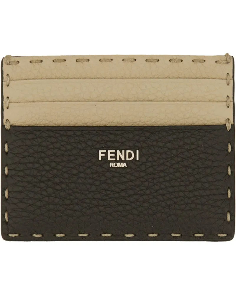 Fendi Kartenhalter "Saddlery Beige