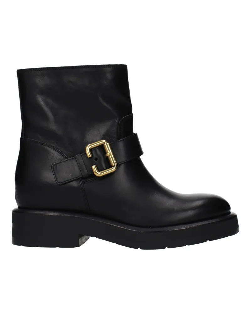 Chloé Damens Lederstiefel Schwarz -