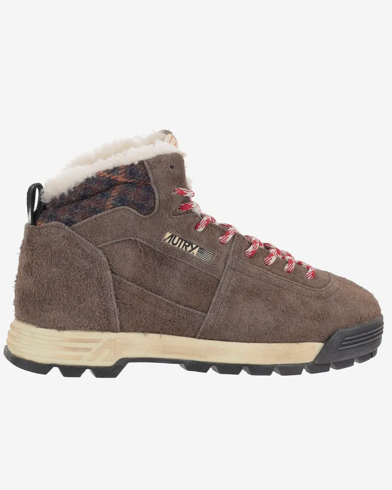 AUTRY Malaga Stiefeletten aus gemischtem Leder Green