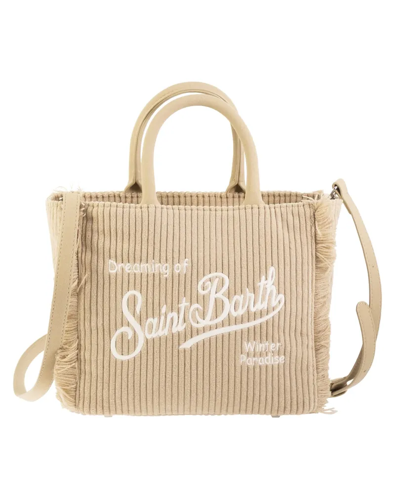 MC2 Saint Barth Vanity Mini-Cordtasche Beige