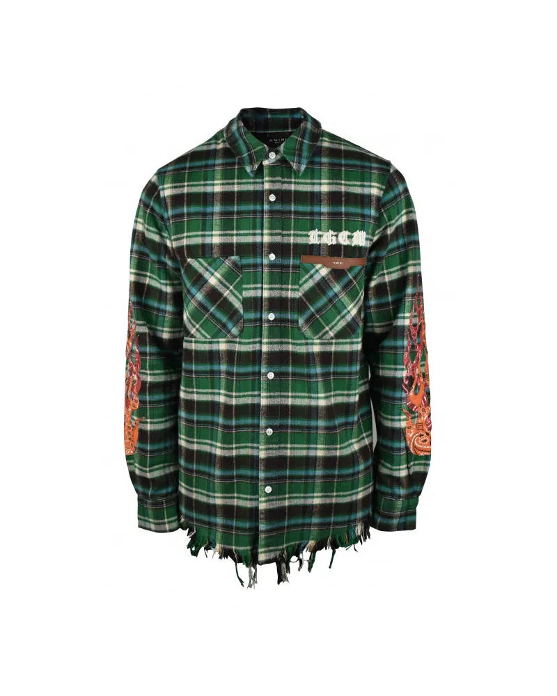 Amiri Hemd Green