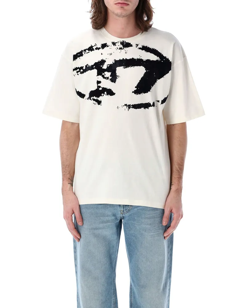 Diesel T-Shirts und Polos Weiß White