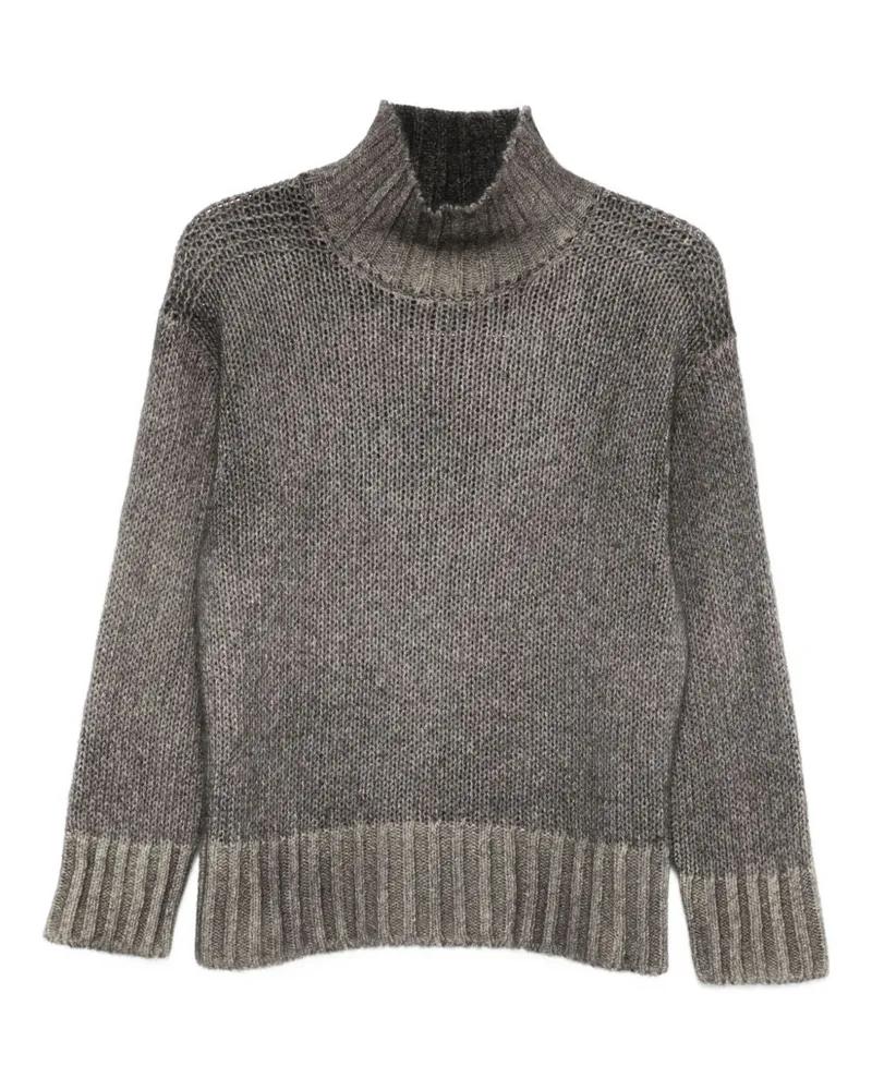 Avant Toi Cashmere Turtle Neck Jumper Brown