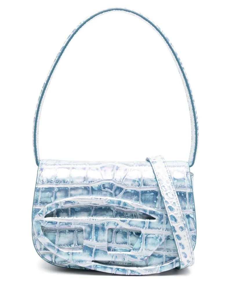 Diesel 1 Dr. Leder -Umhängetasche Clear