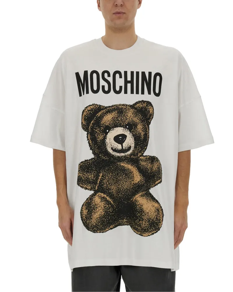 Moschino Teddy Bear T -Shirt White