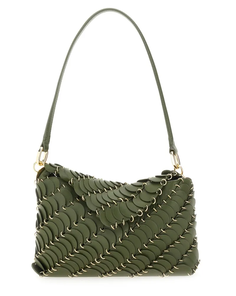 Paco Rabanne Ledertasche Green