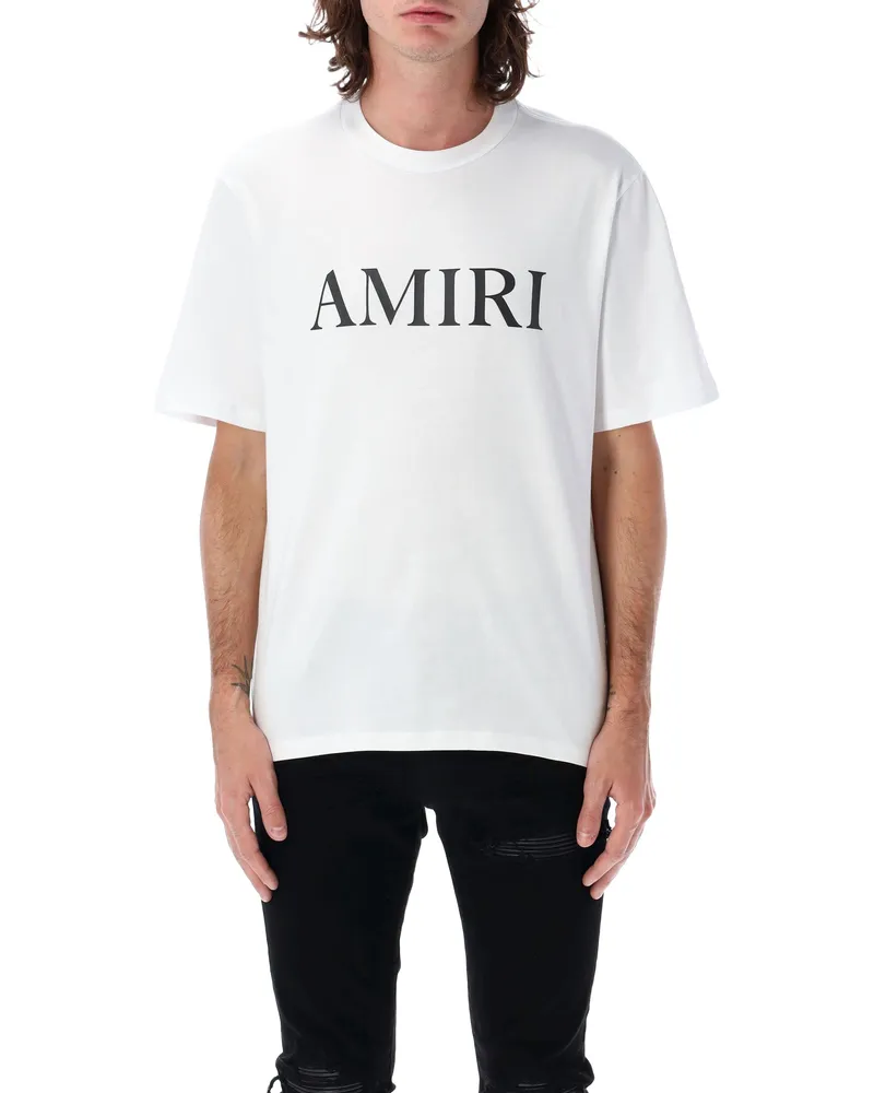 Amiri T-Shirts und Polos Weiß White