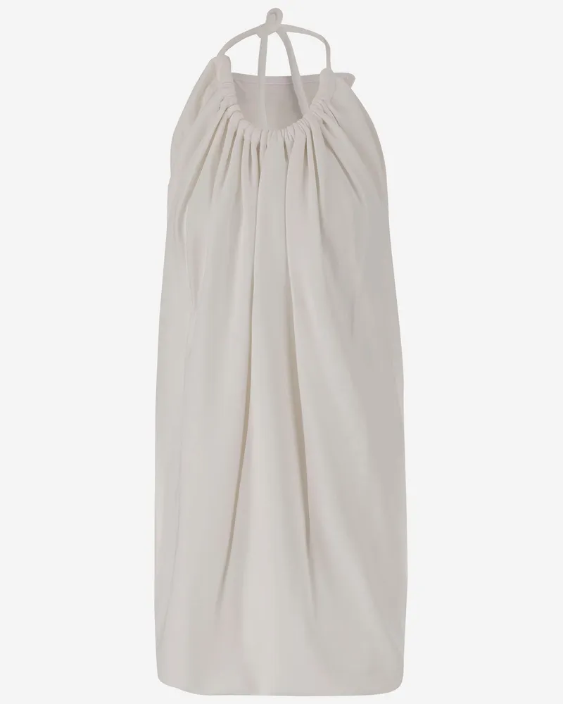 SPORTMAX Sport Max Long Viscose Mini Kleid White
