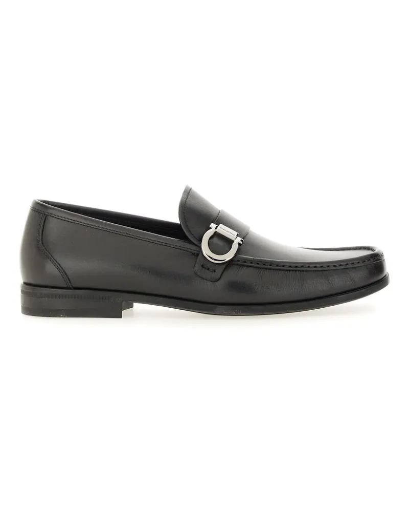 Ferragamo Moccasin Gancini Dark