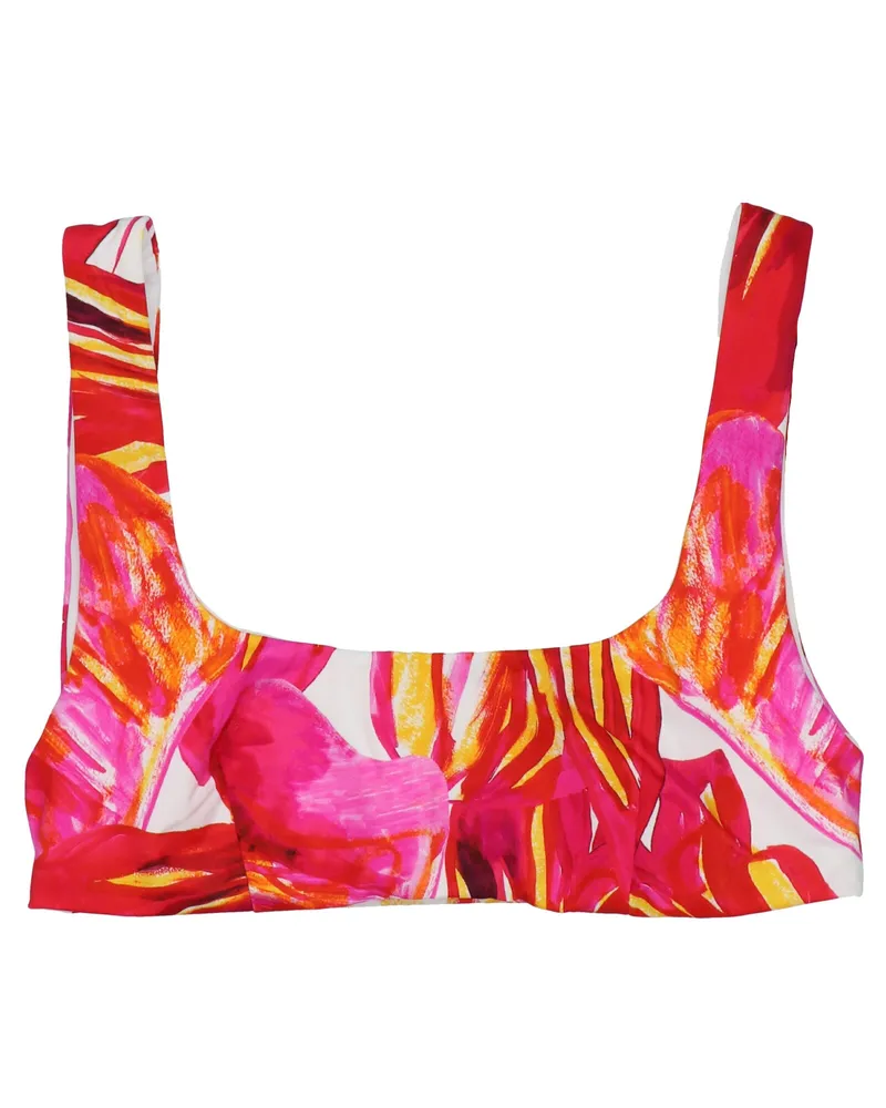 Louisa Ballou Scoop' Bikini Top Multicolor