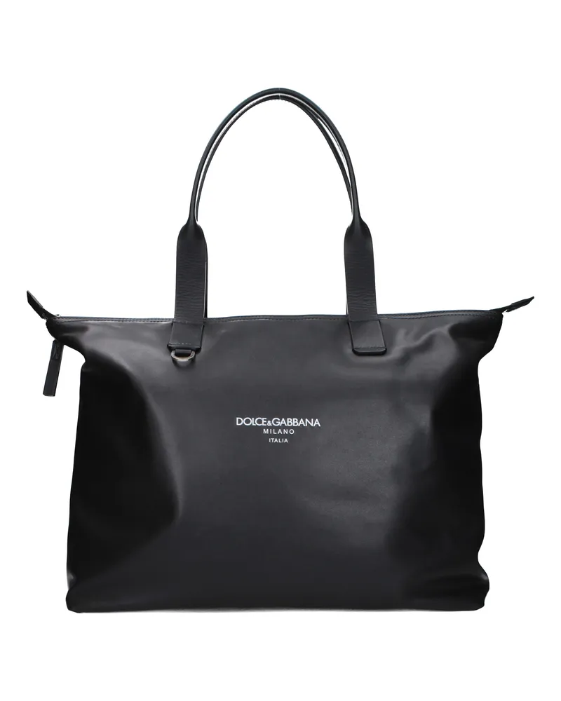 Dolce & Gabbana Dolce&Gabbana Herrens Umhängetaschen Leder Schwarz -