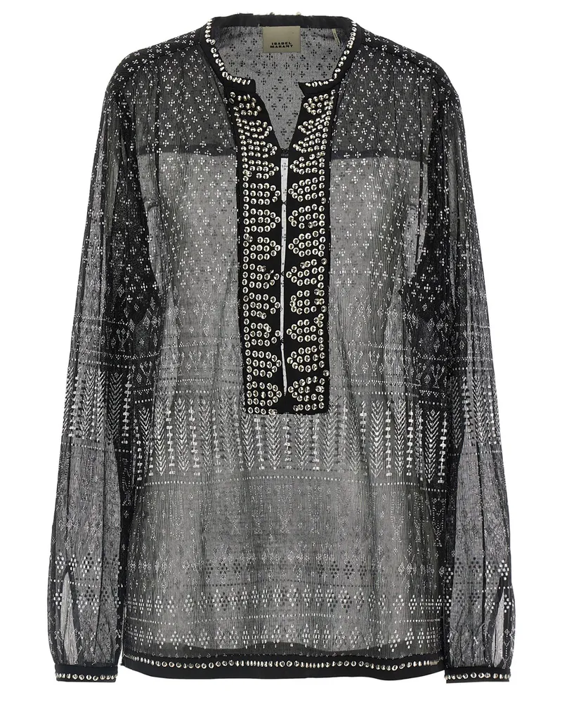 Isabel Marant Nickie' Bluse Black