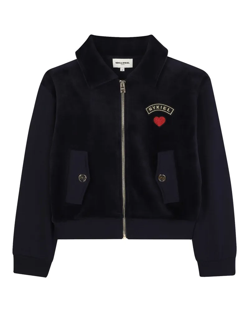Sonia Rykiel Cardigan mit "Herz" -Logo Black