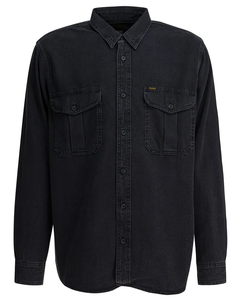 Filson Denim Overshirt-Jacke Black