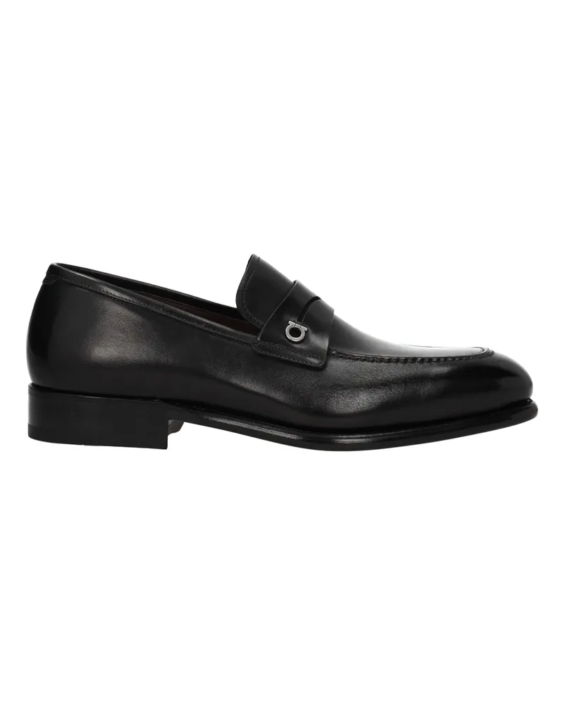 Ferragamo Armand Herrens Leder-Loafer Schwarz -