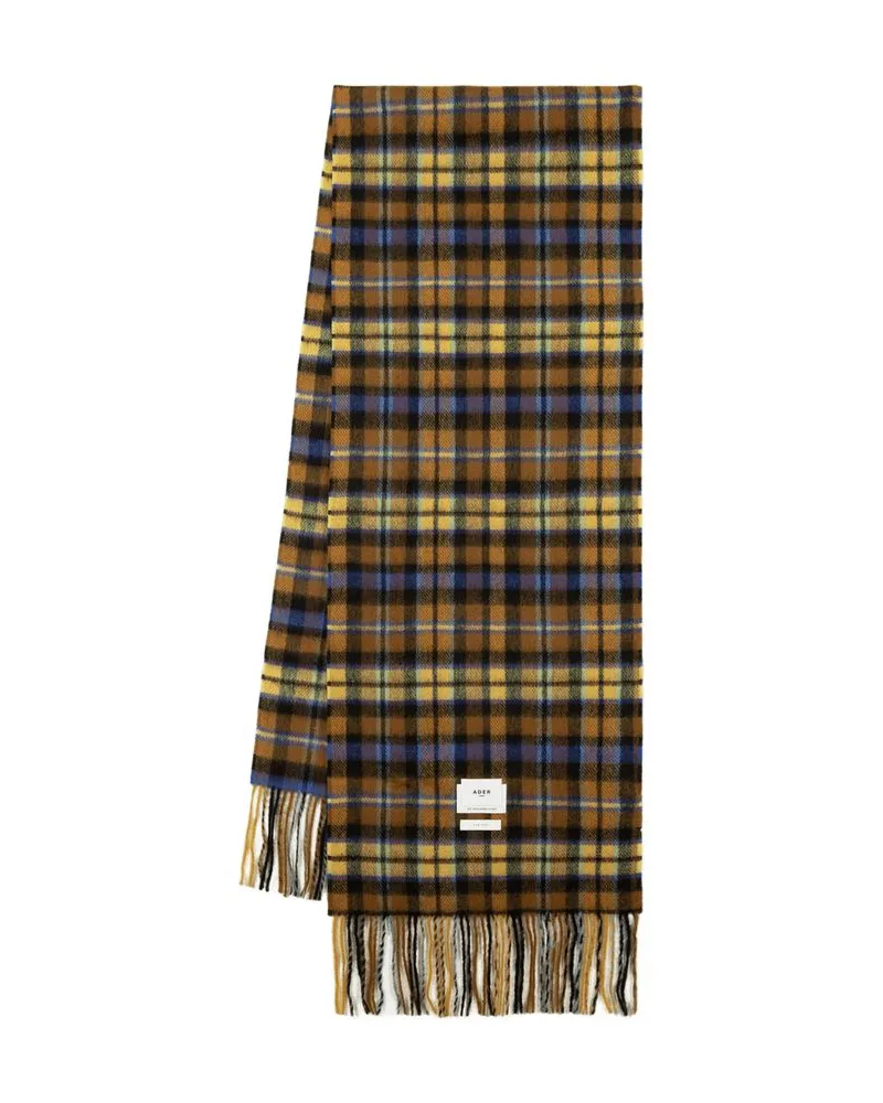 Adererror Tartan Schalecker Fehlerwolle braun Braun