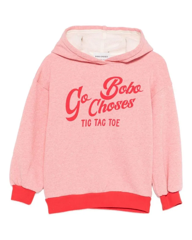 BOBO CHOSES Bobo wählt "Tic Tac Toe" -Logo -Shirt Red