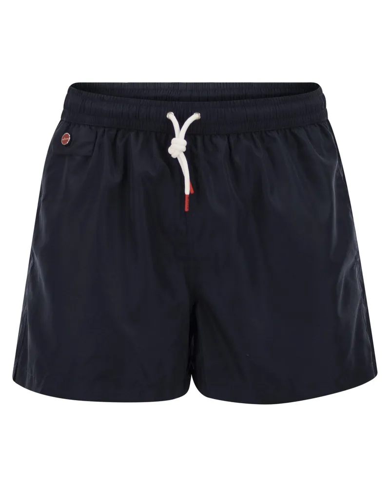 Kiton kurze Schwimmboxer Blue