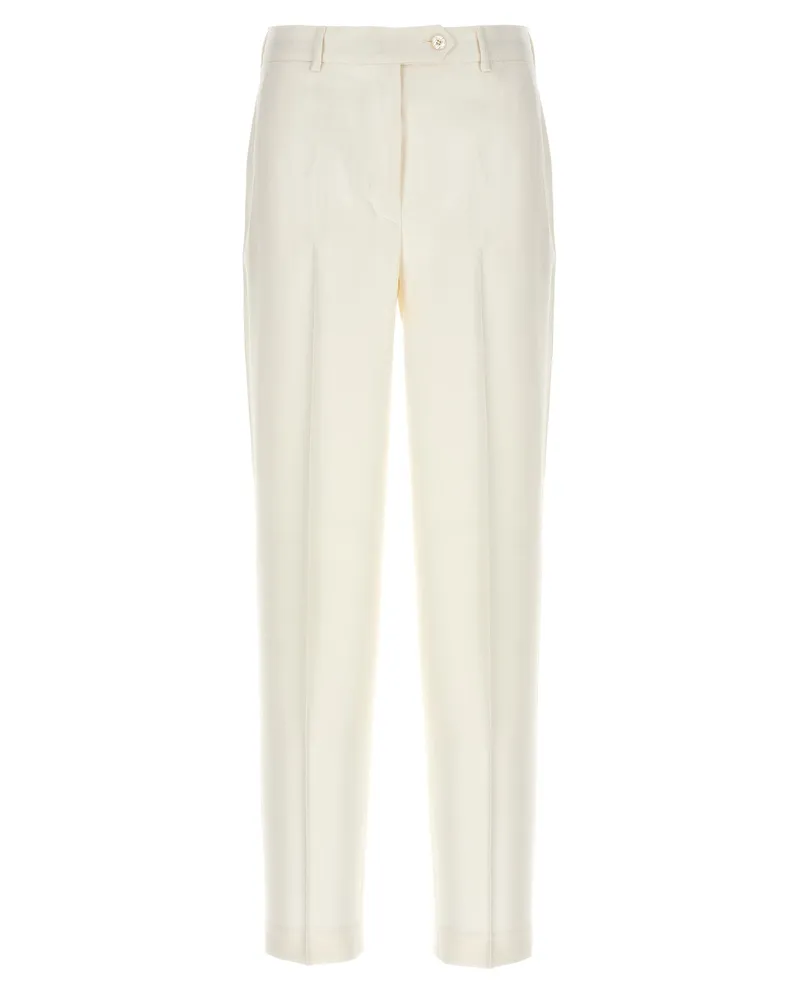 Kiton Zigarettenhose White