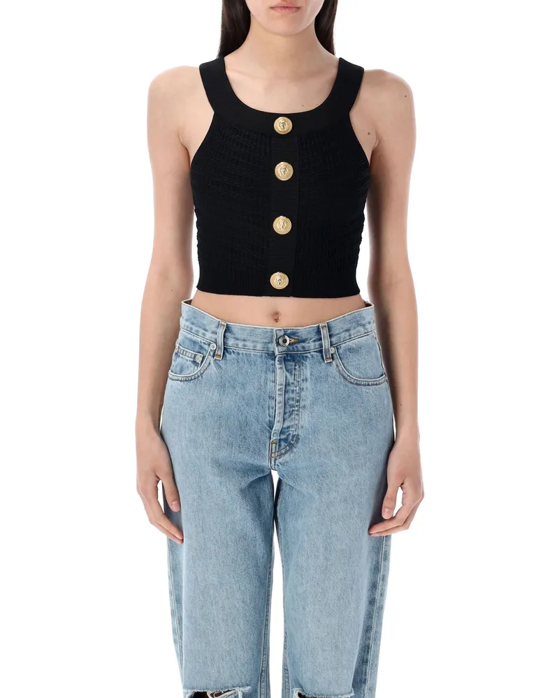 Balmain Top Black Black